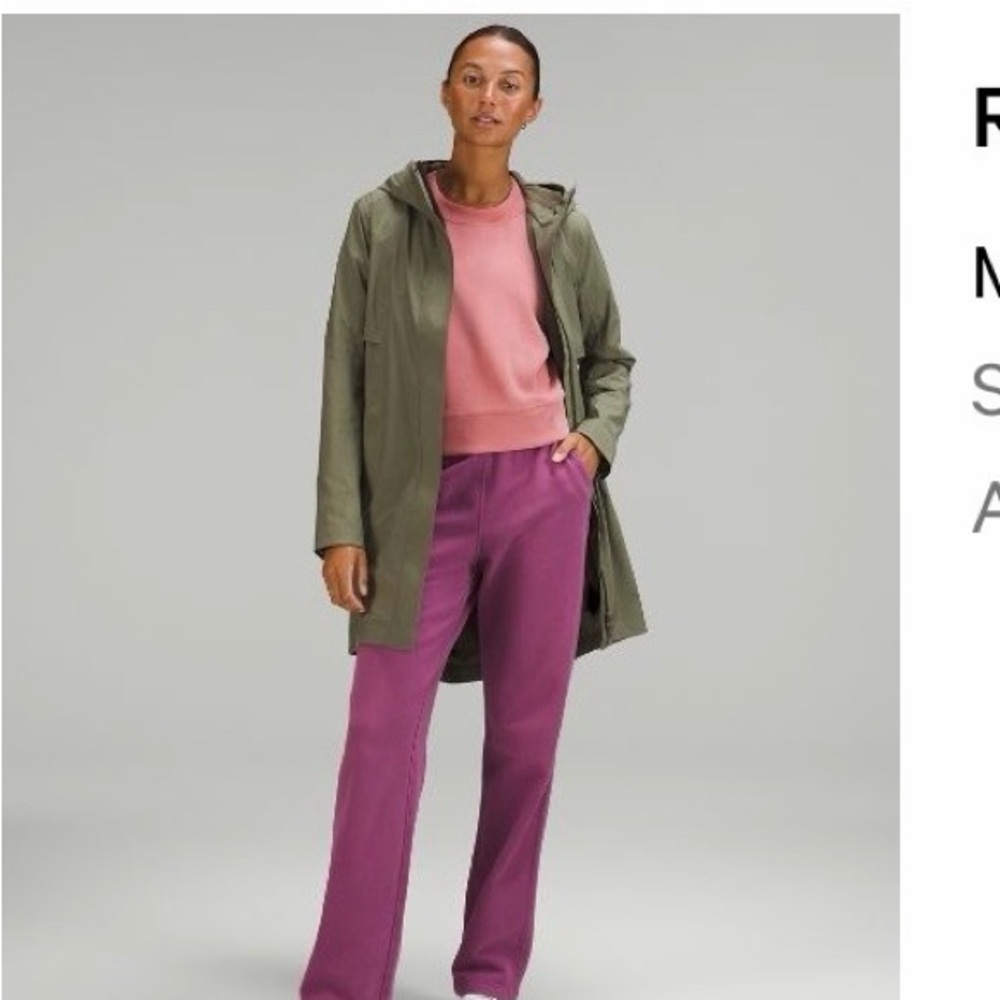 Lululemon rain rebel waterproof jacket size 6